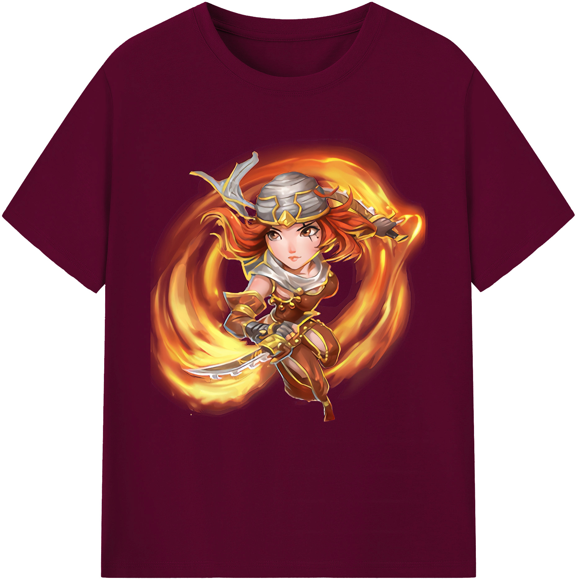 （画像用） リーグ・オブ・レジェンド League of Legends LOL レディースカジュアルプリントTシャツ（綿100％）